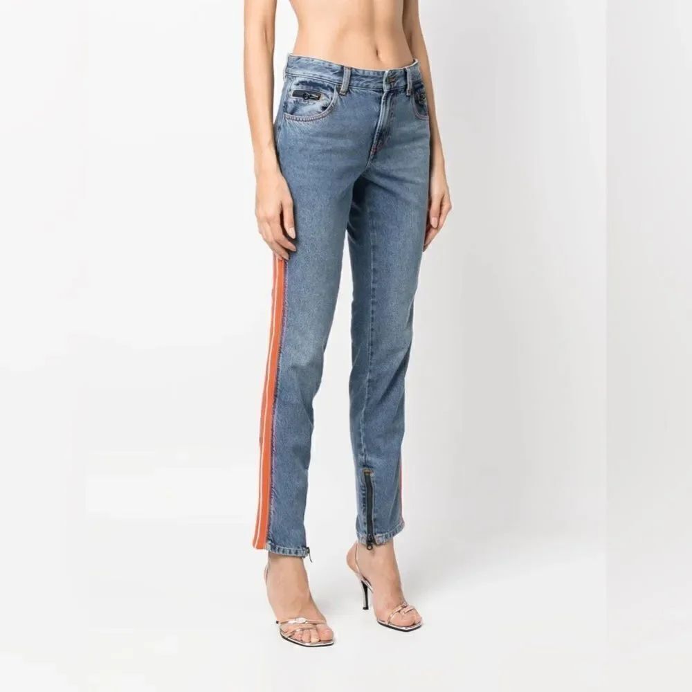 Diesel NWT D-VISION EMAT Straight Leg Denim Jeans Size 28 - Picture 2 of 11